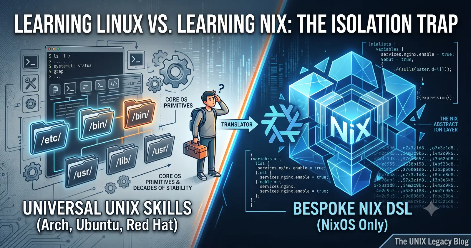 This is why I don't like NixOS